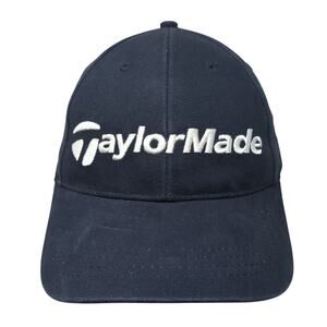 TaylorMade Slideback Hat Blue One Size Embroidered Adjustable 6 Panel